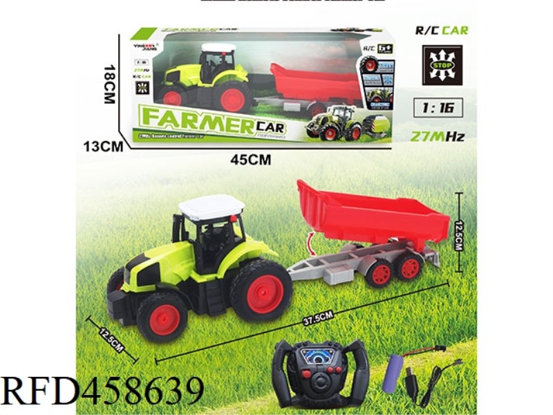 1:16 27MHZ FOUR-CHANNEL FARMER CAR