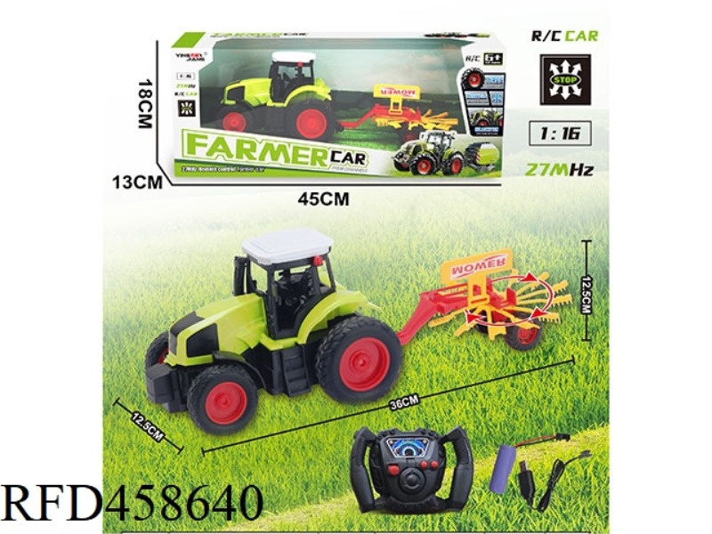 1:16 27MHZ FOUR-CHANNEL FARMER CAR