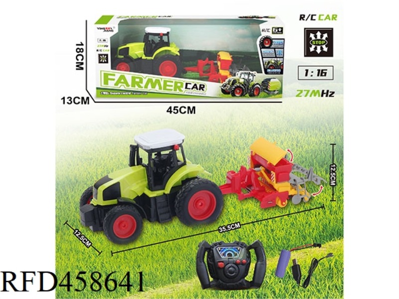 1:16 27MHZ FOUR-CHANNEL FARMER CAR