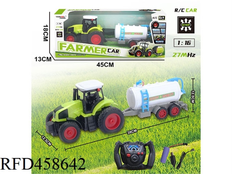 1:16 27MHZ FOUR-CHANNEL FARMER CAR
