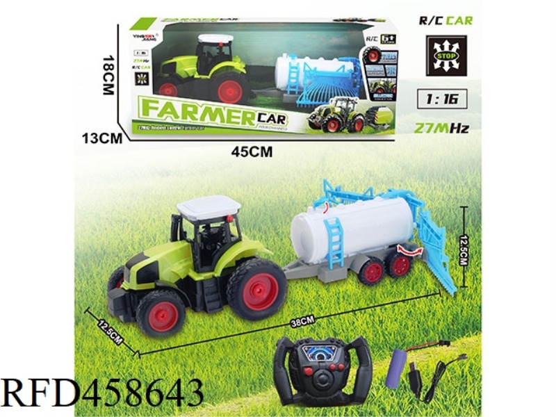 1:16 27MHZ FOUR-CHANNEL FARMER CAR