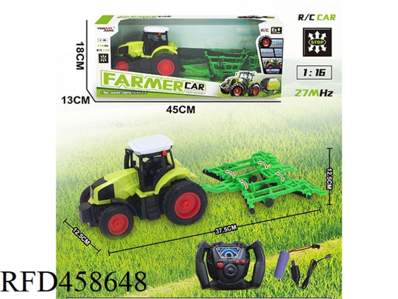 1:16 27MHZ FOUR-CHANNEL FARMER CAR