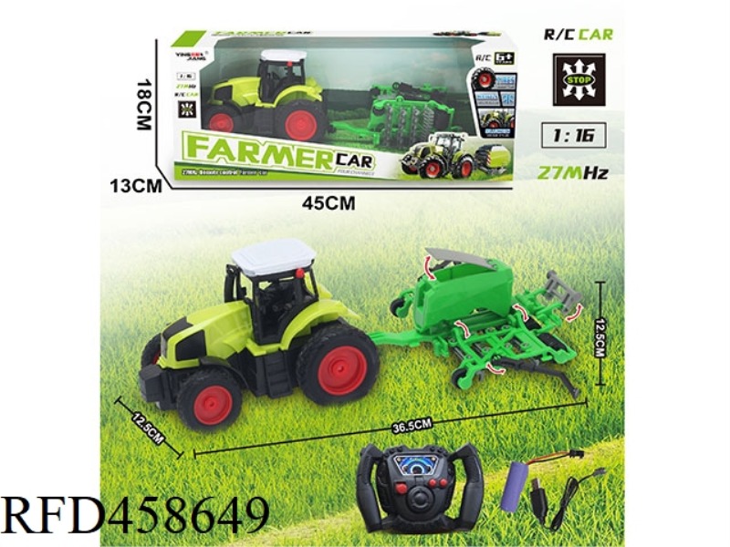 1:16 27MHZ FOUR-CHANNEL FARMER CAR
