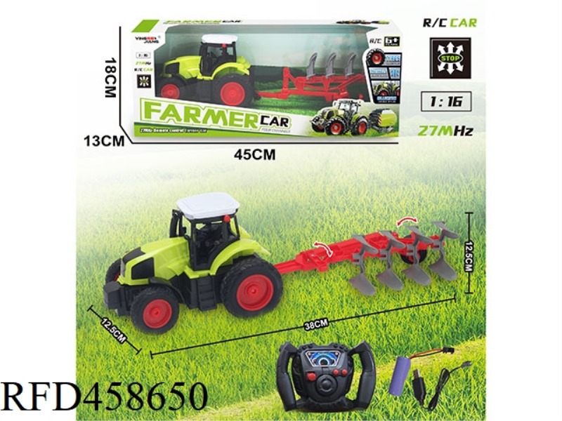 1:16 27MHZ FOUR-CHANNEL FARMER CAR