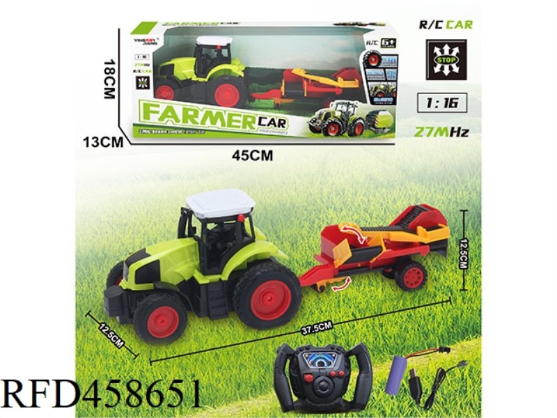 1:16 27MHZ FOUR-CHANNEL FARMER CAR