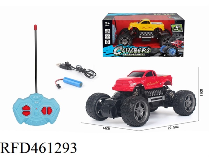 1: 16 FOUR CHANNEL REMOTE CONTROL CLIMBING CAR DODGE (INCLUDE)