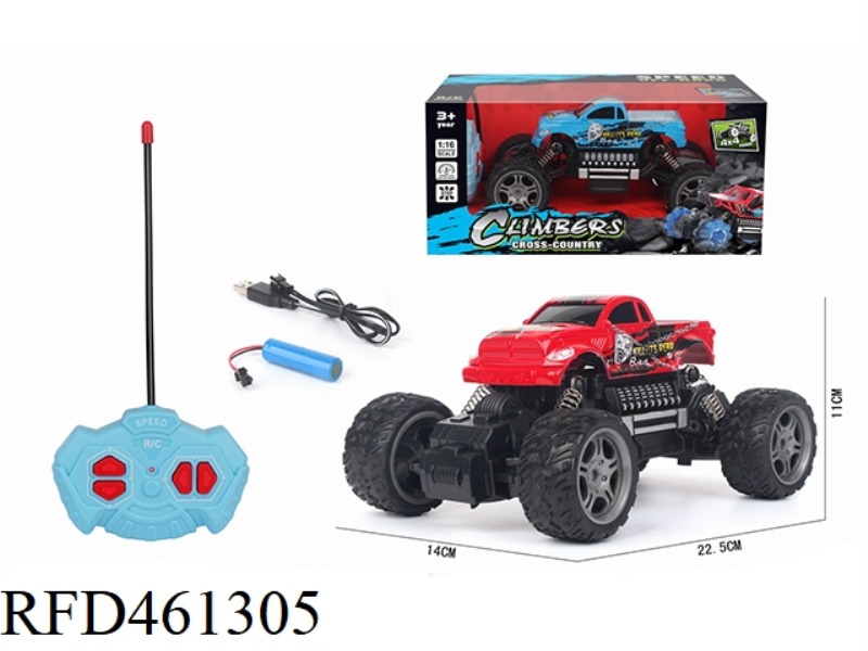 1: 16 FOUR CHANNEL REMOTE CONTROL CLIMBING RACING DODGE (INCLUDE)