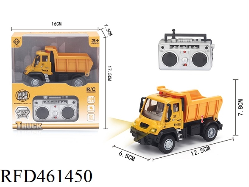 1: 64 CROSS 2.4G ALLOY REMOTE CONTROL ENGINEERING MINE CAR (2.4G)