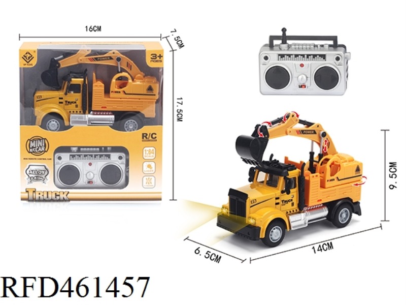 1: 64 CROSS 2.4G ALLOY REMOTE CONTROL ENGINEERING EXCAVATOR (2.4G)