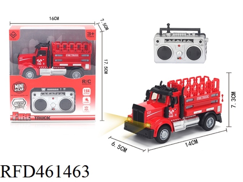 1: 64 CROSS 2.4G ALLOY REMOTE CONTROL LIFTING FIRE TRUCK (2.4G)