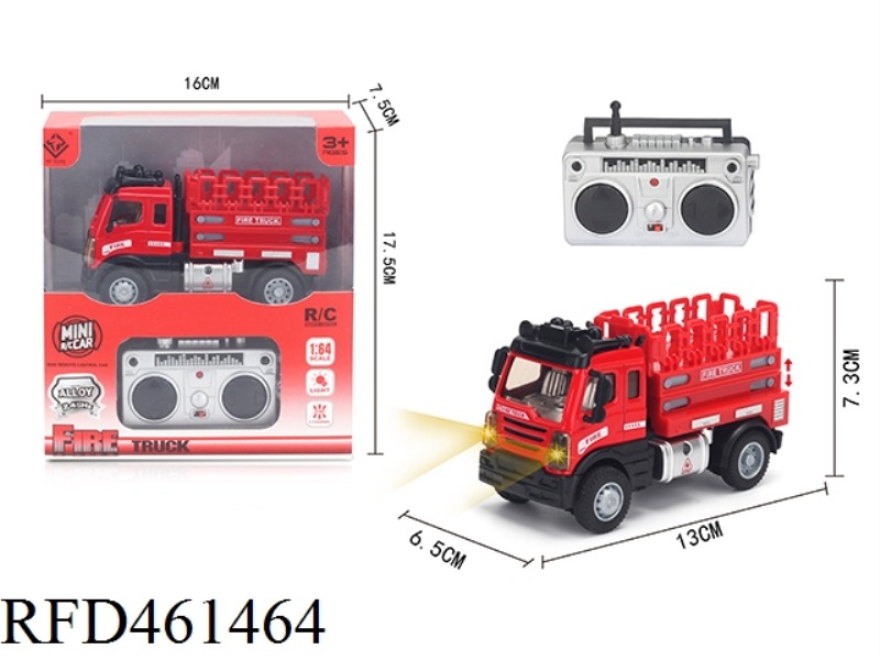 1: 64 CROSS 2.4G ALLOY REMOTE CONTROL LIFTING FIRE TRUCK (2.4G)