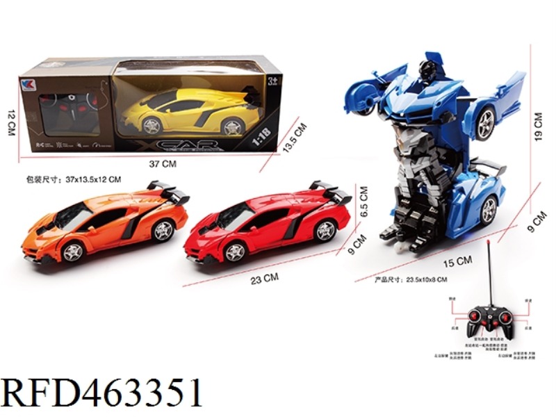 1: 18 BATONG LAMBORGHINI POISON DEFORMATION SIMULATION REMOTE CONTROL VEHICLE