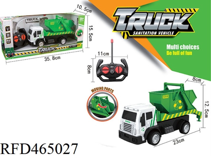 REMOTE CONTROL RECYCLING GARBAGE CRANE