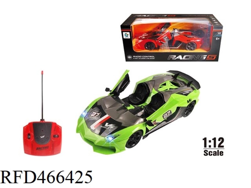 1: 12 5-WAY 4-DRIVE 27 FREQUENCY REMOTE CONTROL CAR (LAMBO RACING CAR) WITH LIGHT