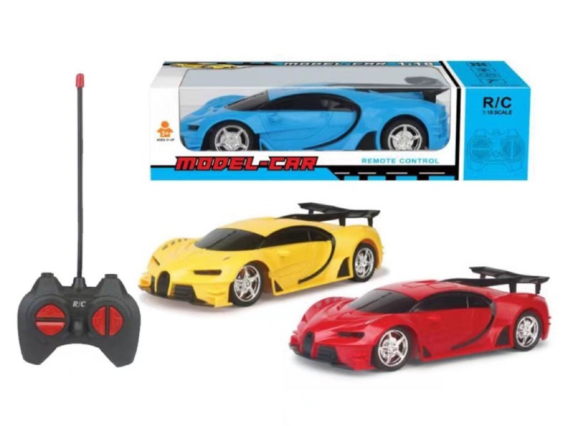 1:18 BUGATTI 4CH RC CAR