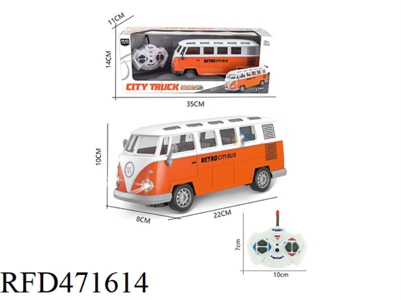 1; 30 FOUR-CHANNEL 27MHZ REMOTE CONTROL LIGHTING RETRO SIMULATION CAR (NOT INCLUDE)