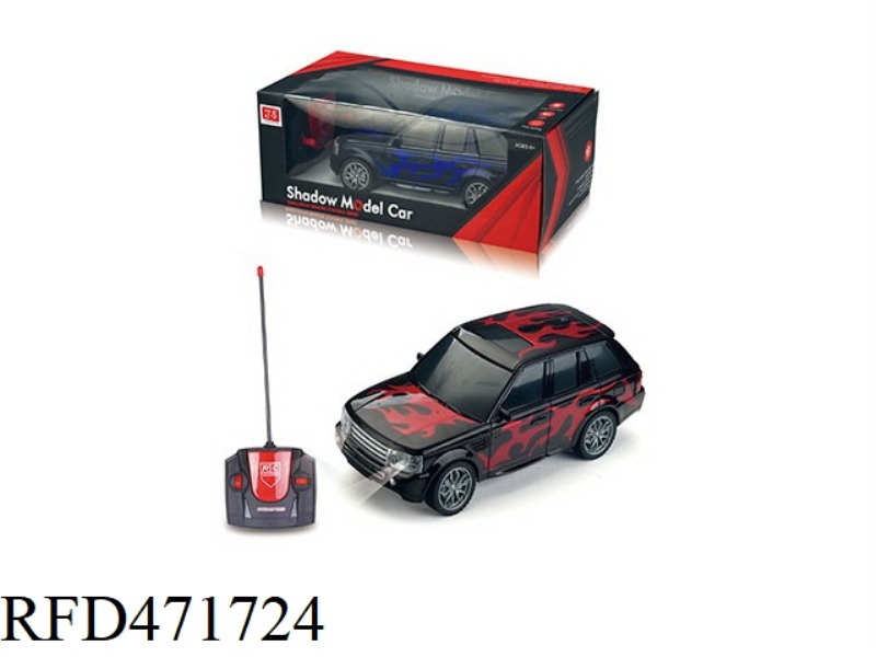 1:18 FIRE DRAGON WITH HEADLIGHTS LAND ROVER FOUR-CHANNEL REMOTE CONTROL CAR