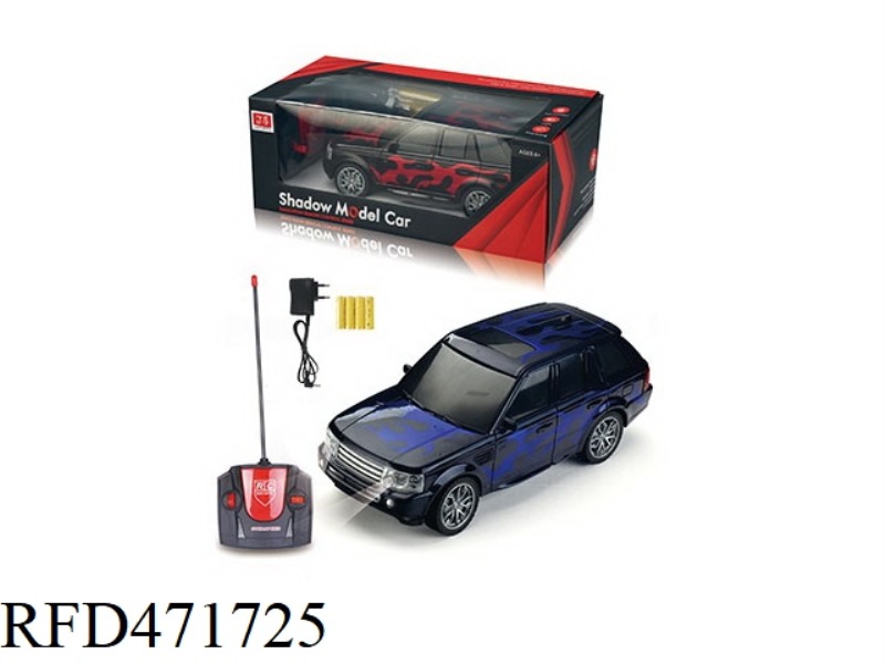 1:18 FIRE DRAGON WITH HEADLIGHTS LAND ROVER FOUR-CHANNEL REMOTE CONTROL CAR