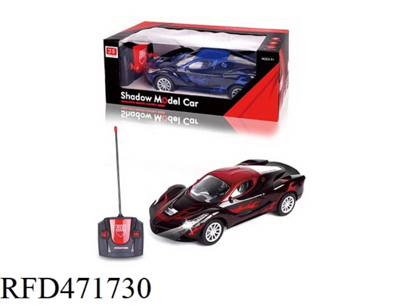 1:18 FIRE DRAGON WITH HEADLIGHTS FERRARI FOUR-CHANNEL REMOTE CONTROL CAR