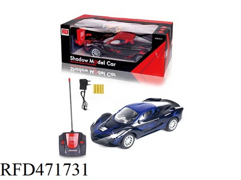 1:18 FIRE DRAGON WITH HEADLIGHTS FERRARI FOUR-CHANNEL REMOTE CONTROL CAR