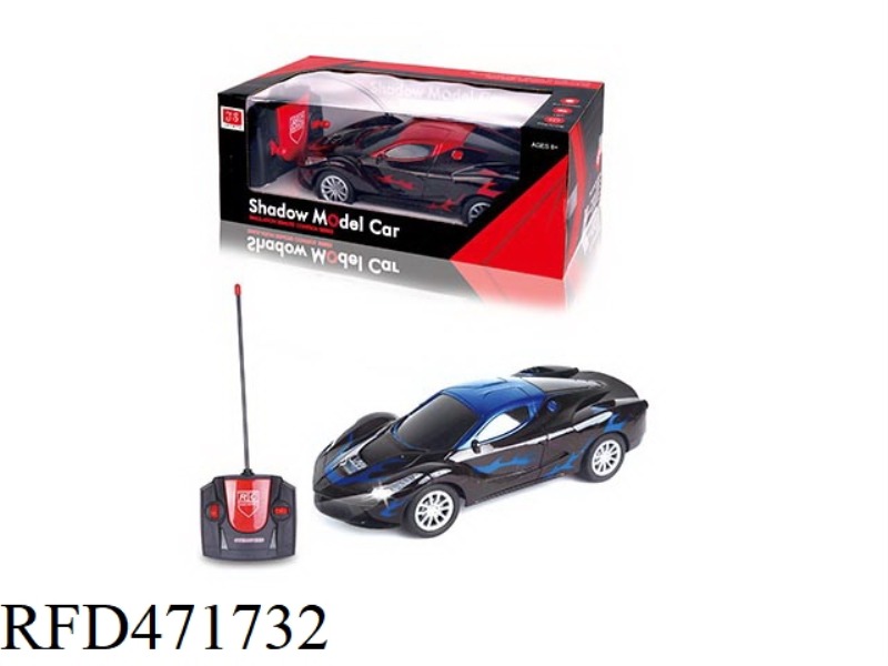 1:18 FIRE DRAGON WITH HEADLIGHTS FERRARI FOUR-CHANNEL REMOTE CONTROL CAR