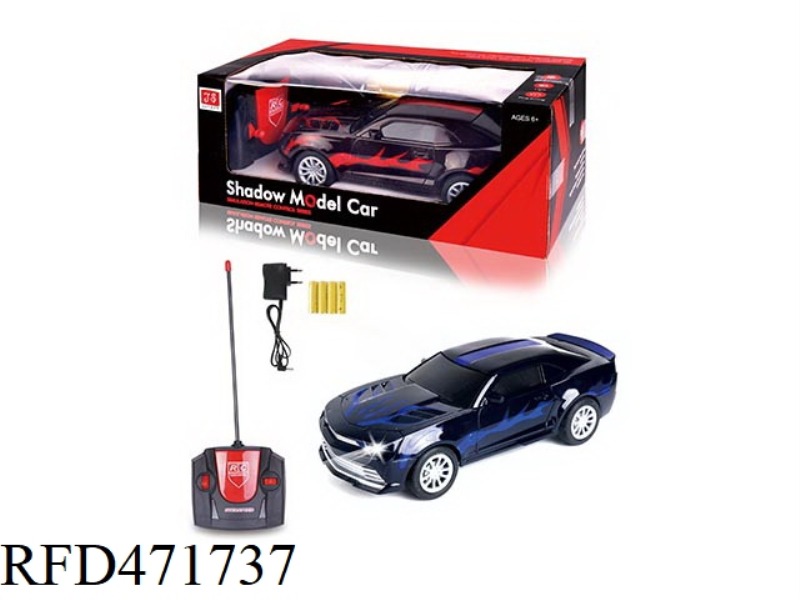 1:18 FIRE DRAGON WITH HEADLIGHT HORNET FOUR-CHANNEL REMOTE CONTROL CAR