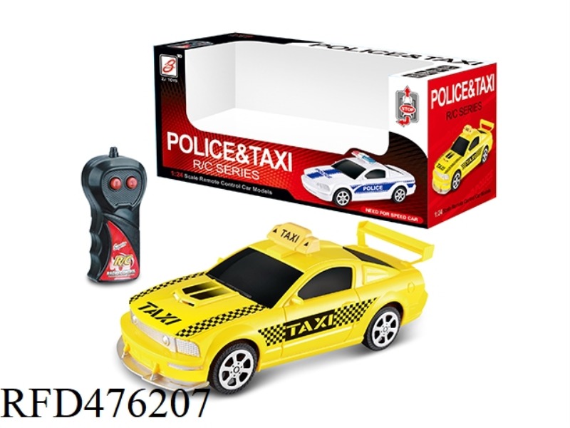1:24 TWO-CHANNEL REMOTE CONTROL TAXI (NOT INCLUDE)