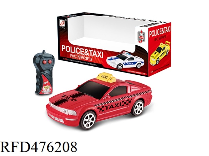1:24 TWO-CHANNEL REMOTE CONTROL TAXI (NOT INCLUDE)
