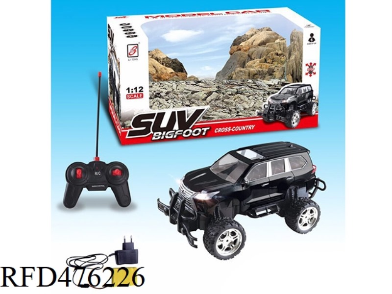 LX570 FOUR-CHANNEL BIG WHEEL REMOTE CONTROL CAR  (INCLUDE)