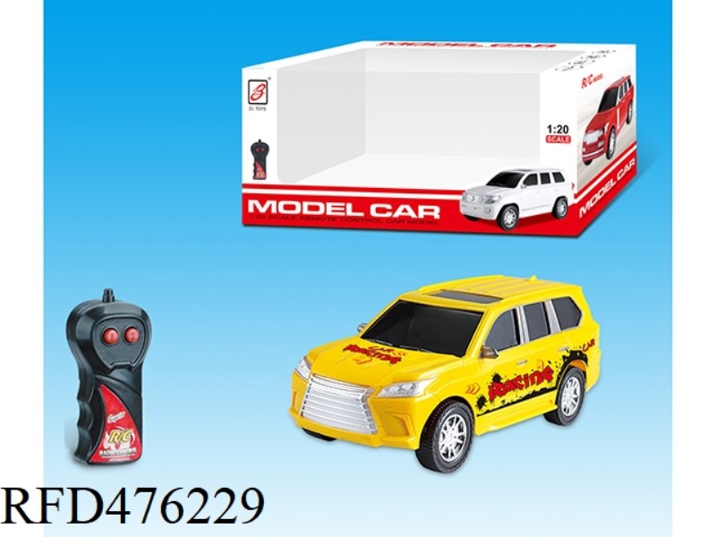 1:20LX570 TWO-CHANNEL REMOTE CONTROL CAR (COLOR LABEL) (NOT INCLUDE)