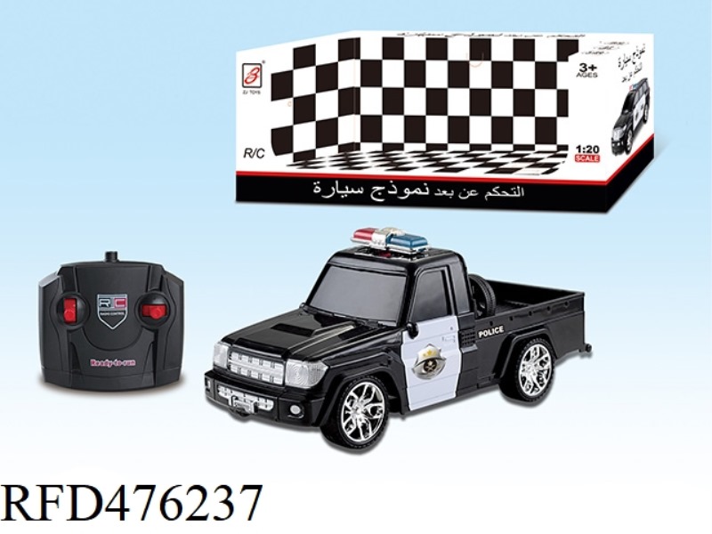 1:20 PICKUP FOUR-CHANNEL REMOTE CONTROL POLICE CAR (NOT INCLUDE)