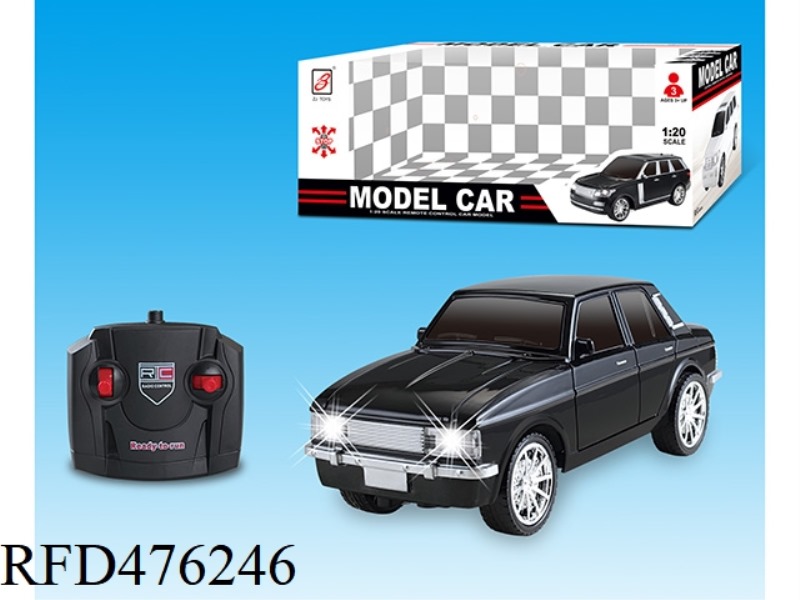 1:20 FOUR-CHANNEL REMOTE CONTROL CAR WITH HEADLIGHTS (NOT INCLUDE)