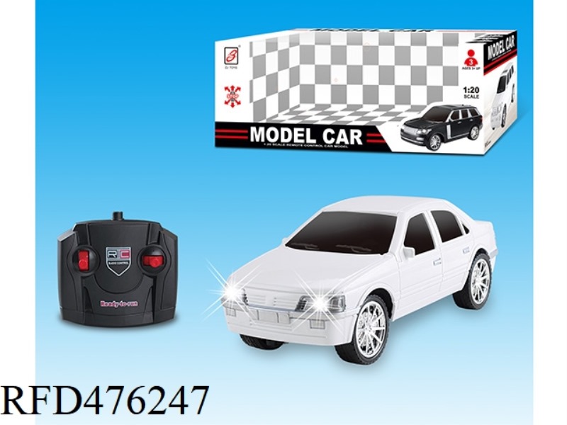 1:20 FOUR-CHANNEL REMOTE CONTROL CAR WITH HEADLIGHTS (NOT INCLUDE)