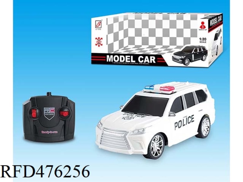 1:20LX570 FOUR-CHANNEL REMOTE CONTROL POLICE CAR (NOT INCLUDE)