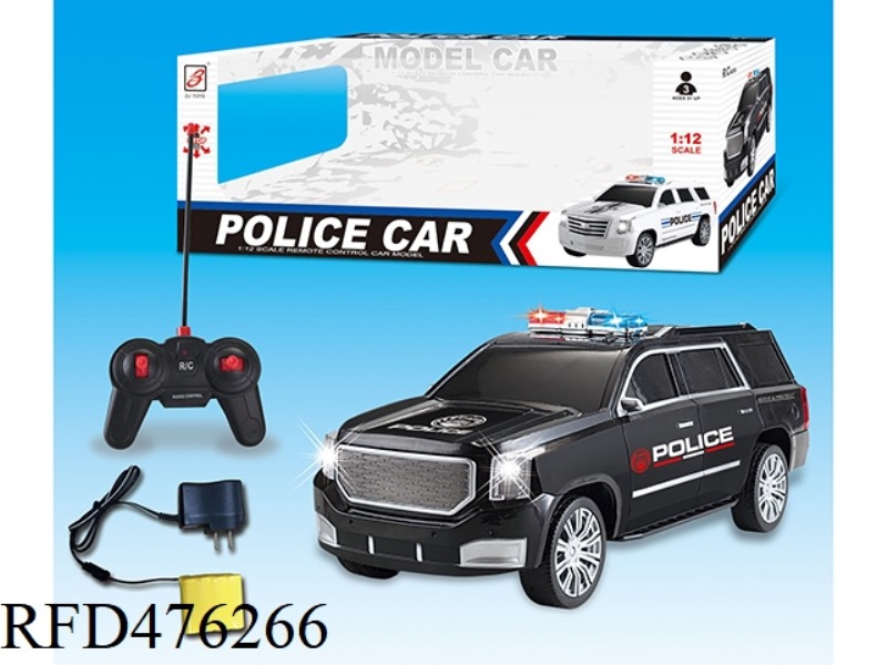 1:12GMC FOUR-CHANNEL REMOTE CONTROL POLICE CAR  (INCLUDE)