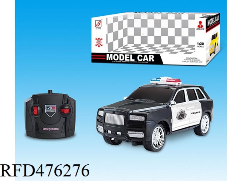 1:20 CULLINAN FOUR-CHANNEL REMOTE CONTROL POLICE CAR (NOT INCLUDE)