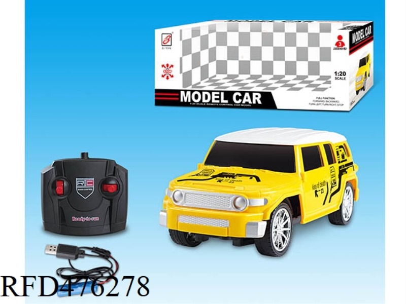 1:20 TOYOTA FJ FOUR-CHANNEL REMOTE CONTROL  (INCLUDE)