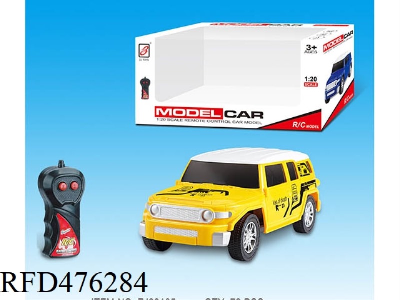 1:20 TOYOTA FJ TWO-CHANNEL REMOTE CONTROL CAR (NOT INCLUDE)