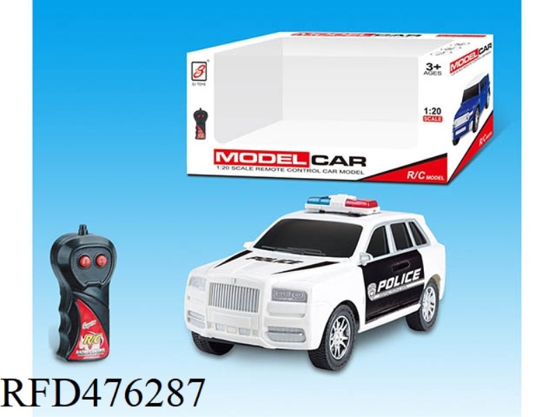 1:20 CULLINAN TWO-CHANNEL REMOTE CONTROL POLICE CAR (NOT INCLUDE)