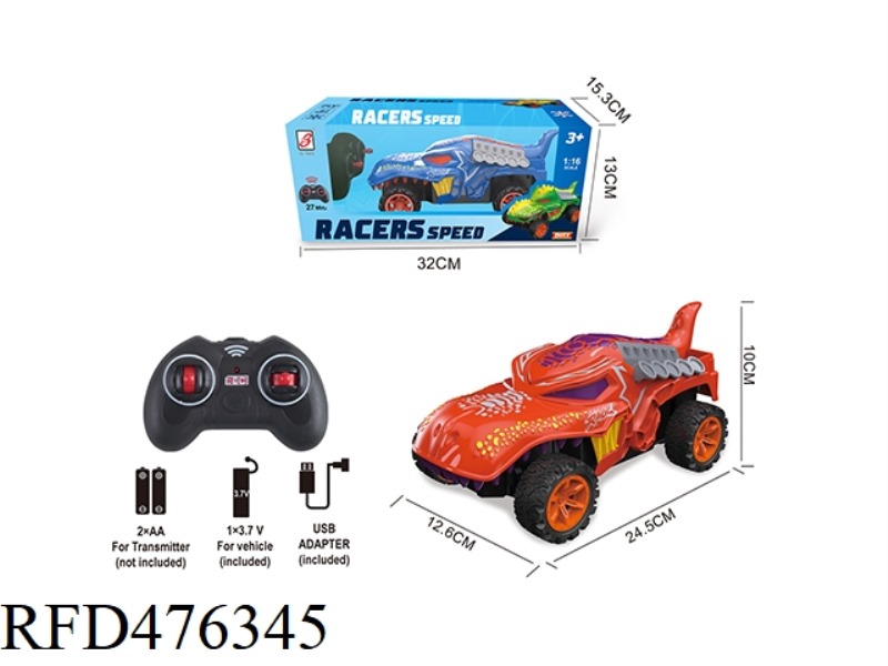 TYRANNOSAURUS FOUR-CHANNEL REMOTE CONTROL CAR  (INCLUDE)