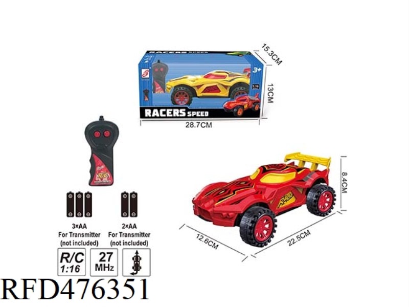 SPIDER TWO-CHANNEL REMOTE CONTROL CAR (NOT INCLUDE)