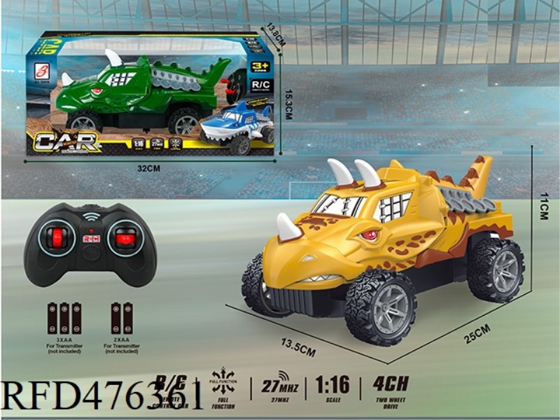 TRICERATOPS FOUR-CHANNEL REMOTE CONTROL CAR (NOT INCLUDE)