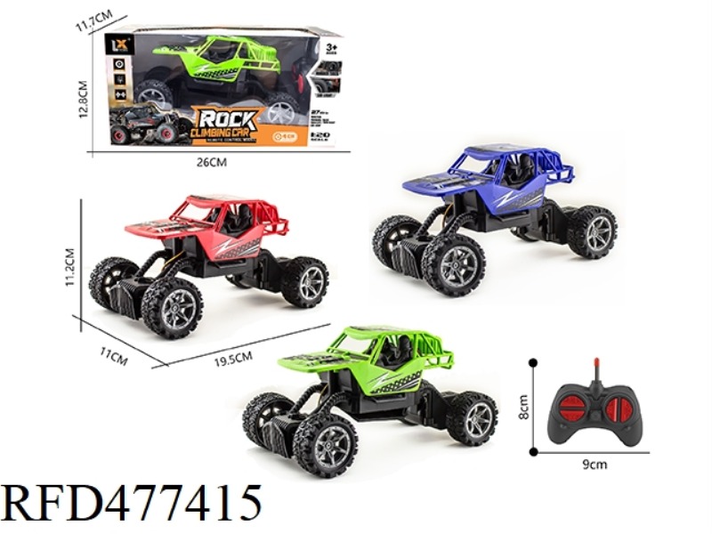 1:20 FOUR-WAY REMOTE CONTROL LIGHT CLIMBING CAR