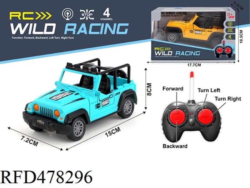 FOUR-CHANNEL JEEP REMOTE CONTROL CAR