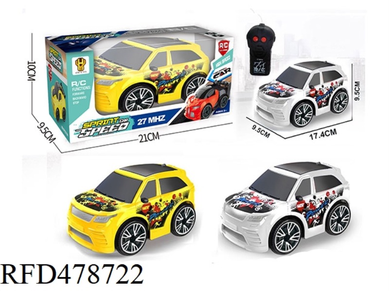 TWO-CHANNEL GRAFFITI CAR
