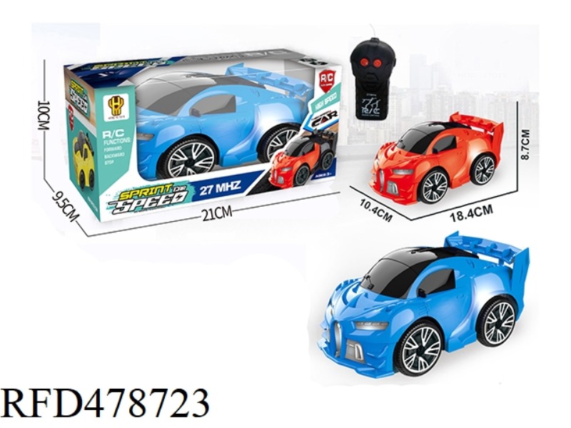 TWO-CHANNEL BUGATTI SIMULATION CAR