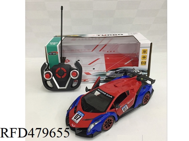 1:16 FIVE-CHANNEL REMOTE CONTROL ONE-BUTTON DOOR LIGHT LAMBORGHINI 07 (NOT INCLUDE)