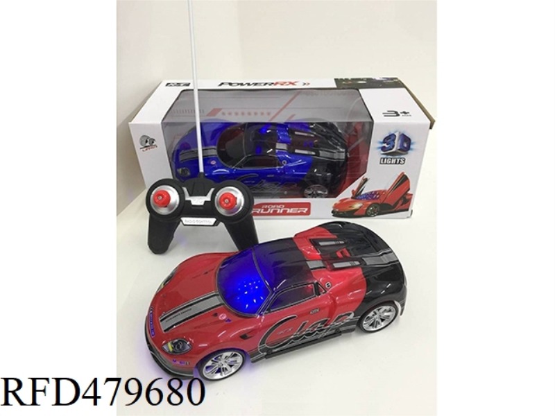 1:18 FOUR-CHANNEL 3D LIGHT SOFT SHELL PORSCHE SIMULATION (NOT INCLUDE)