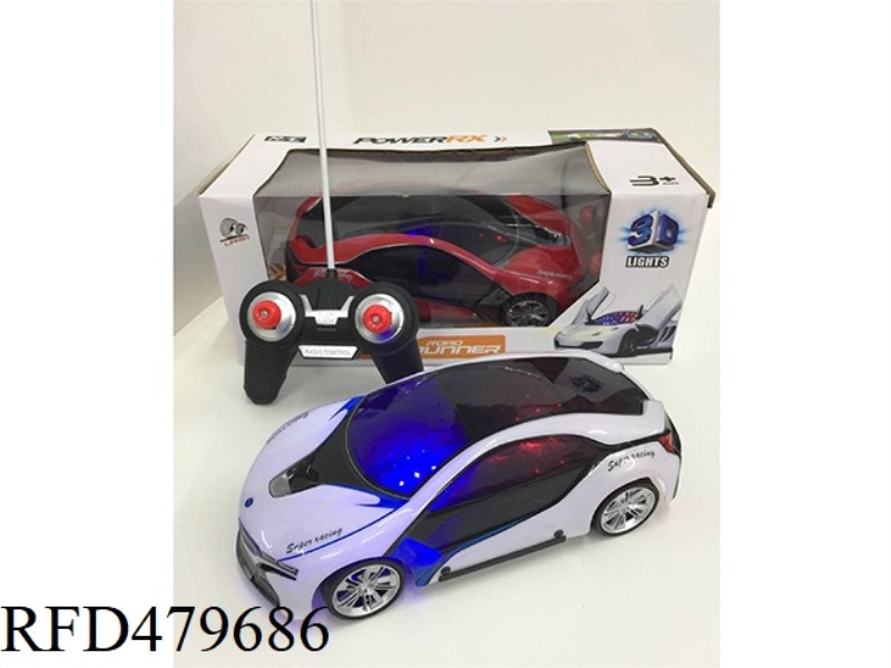 1:18 TWO-CHANNEL 3D LIGHT SOFT SHELL BMW SIMULATION (NOT INCLUDE)