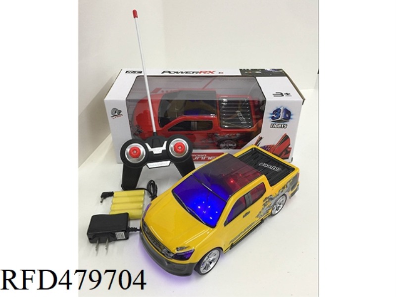 1:18 FOUR-CHANNEL 3D LIGHT SOFT SHELL PICKUP SIMULATION(INCLUDE)